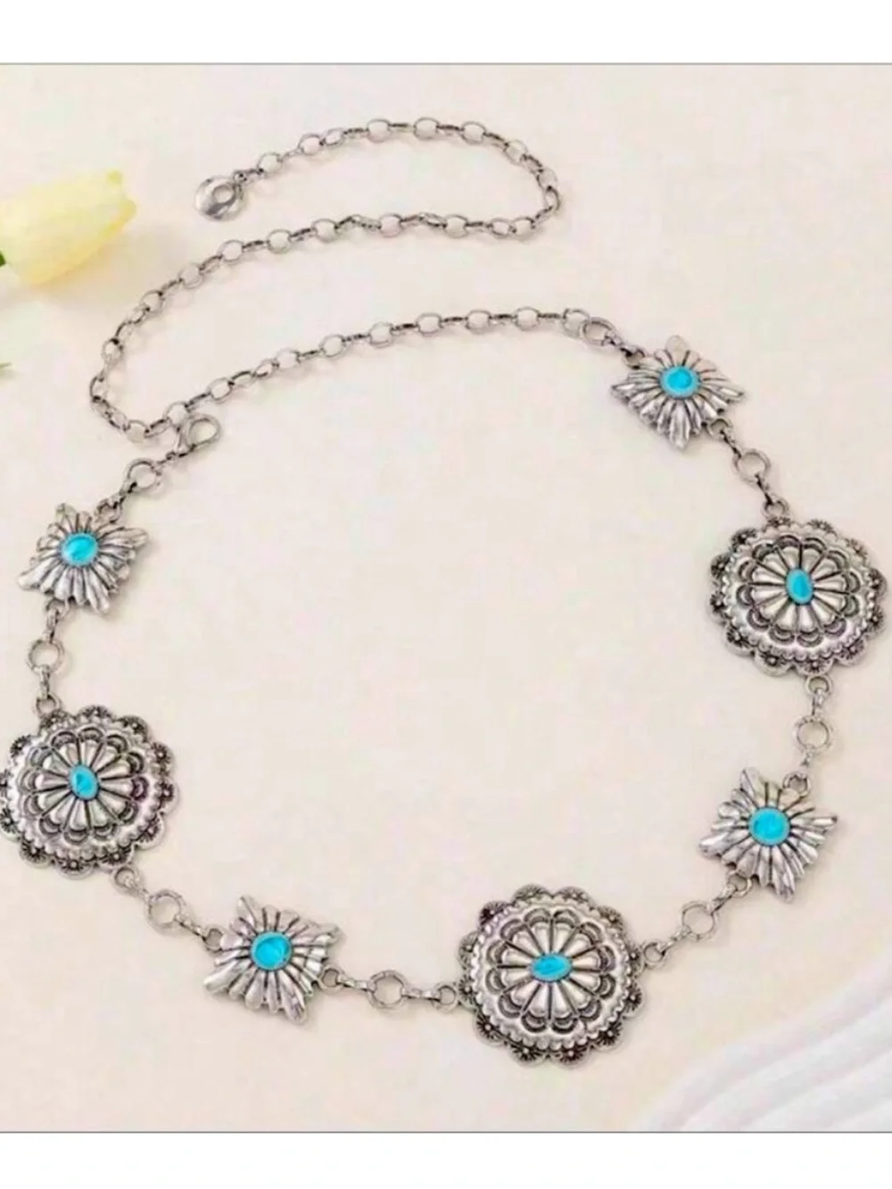 Vintage Chunky Boho Concho Chain Belt NEW 🏷️